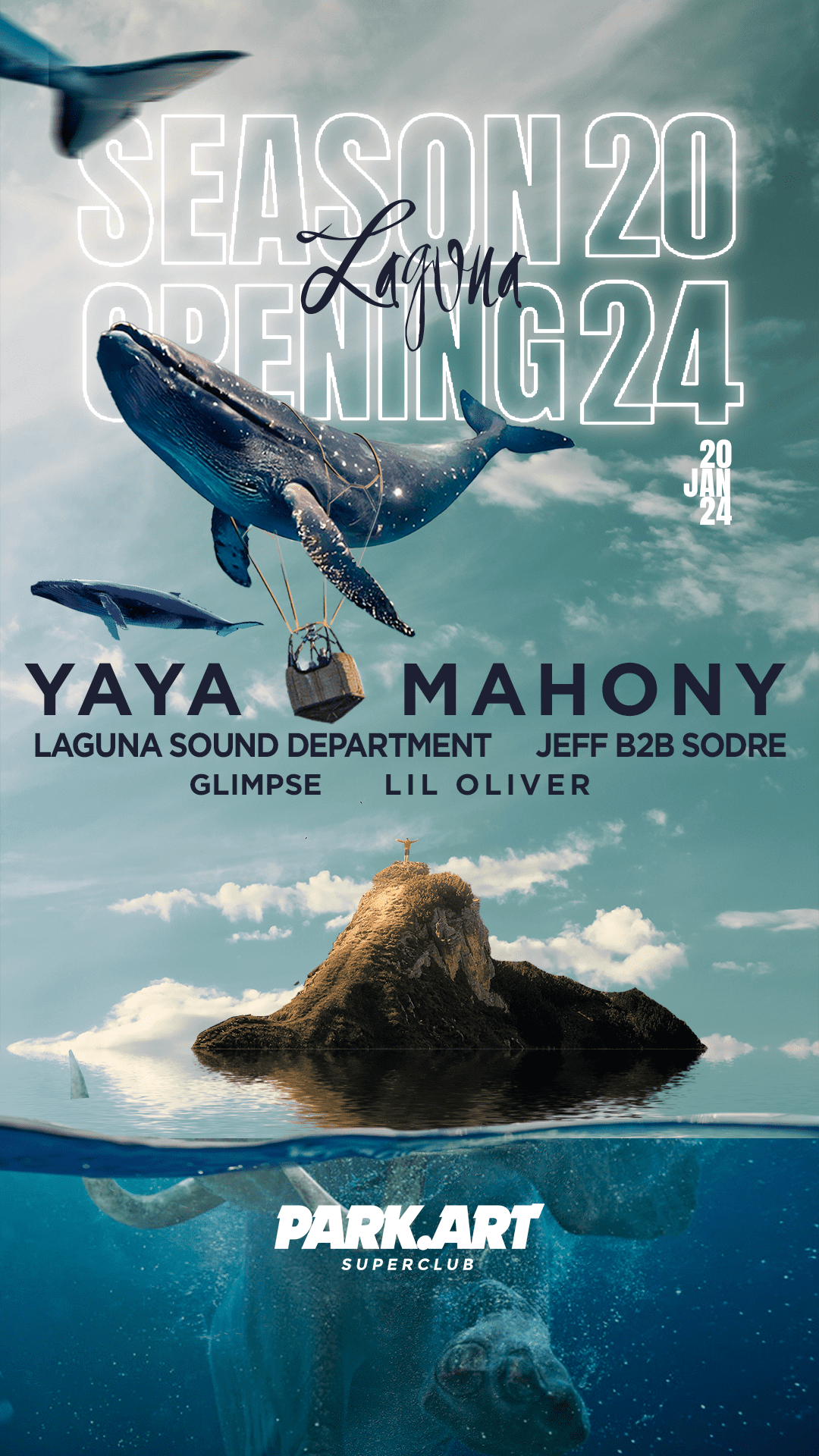 Park art - Laguna com Yaya e Mahony
